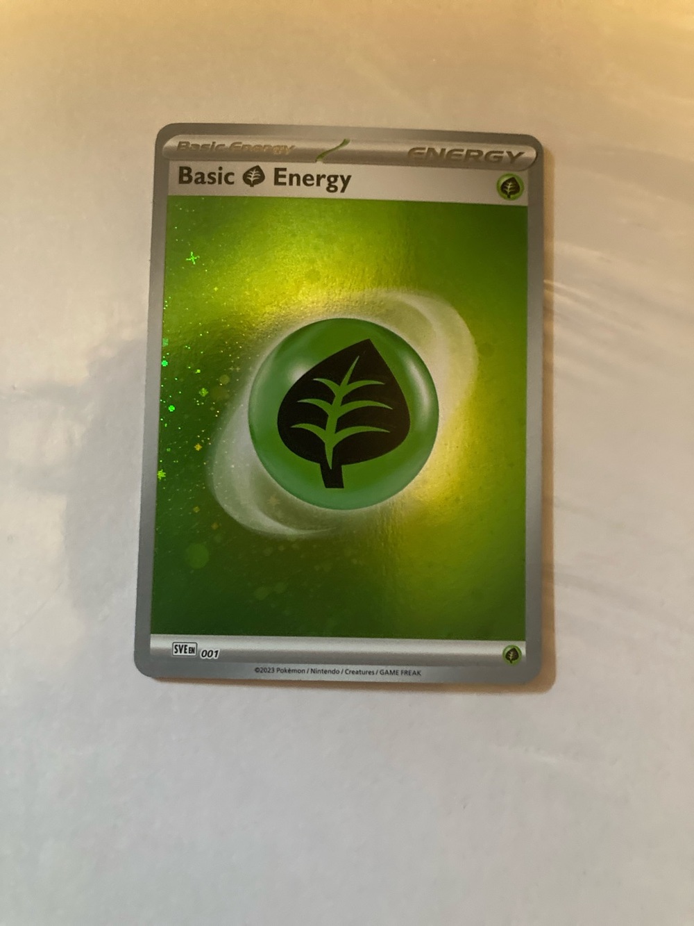 Basic Grass Energy Card - Green(shiny version